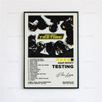 New ASAP Rocky Testing Live Love D.M.B.Tracklist Music Album Cover Poster Prints Wall Art