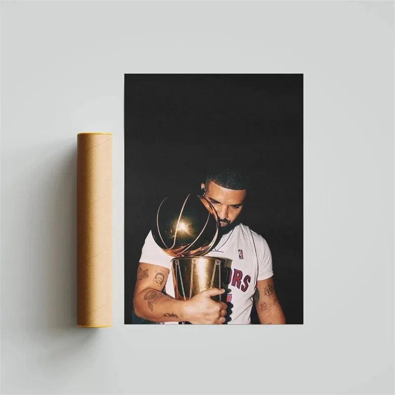 Black and White Drake Concert Cover Poster