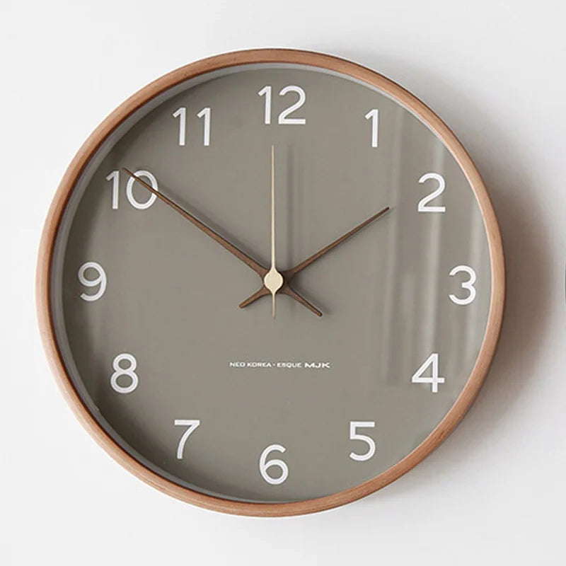 Nordic Solid Wood Wall Clock