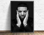 Black and White Drake Concert Cover Poster