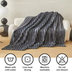 throw Blanket for Bed - 250GSM Soft & Warm Fluffy Blanket