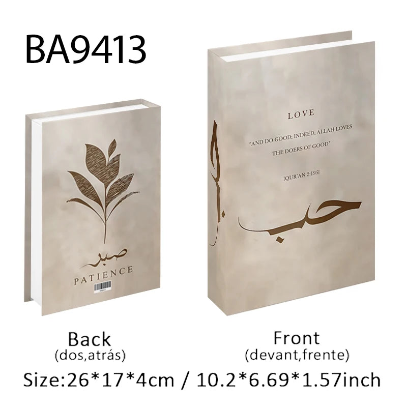 Islamic Mosque Luxury Fake Book Storage Box