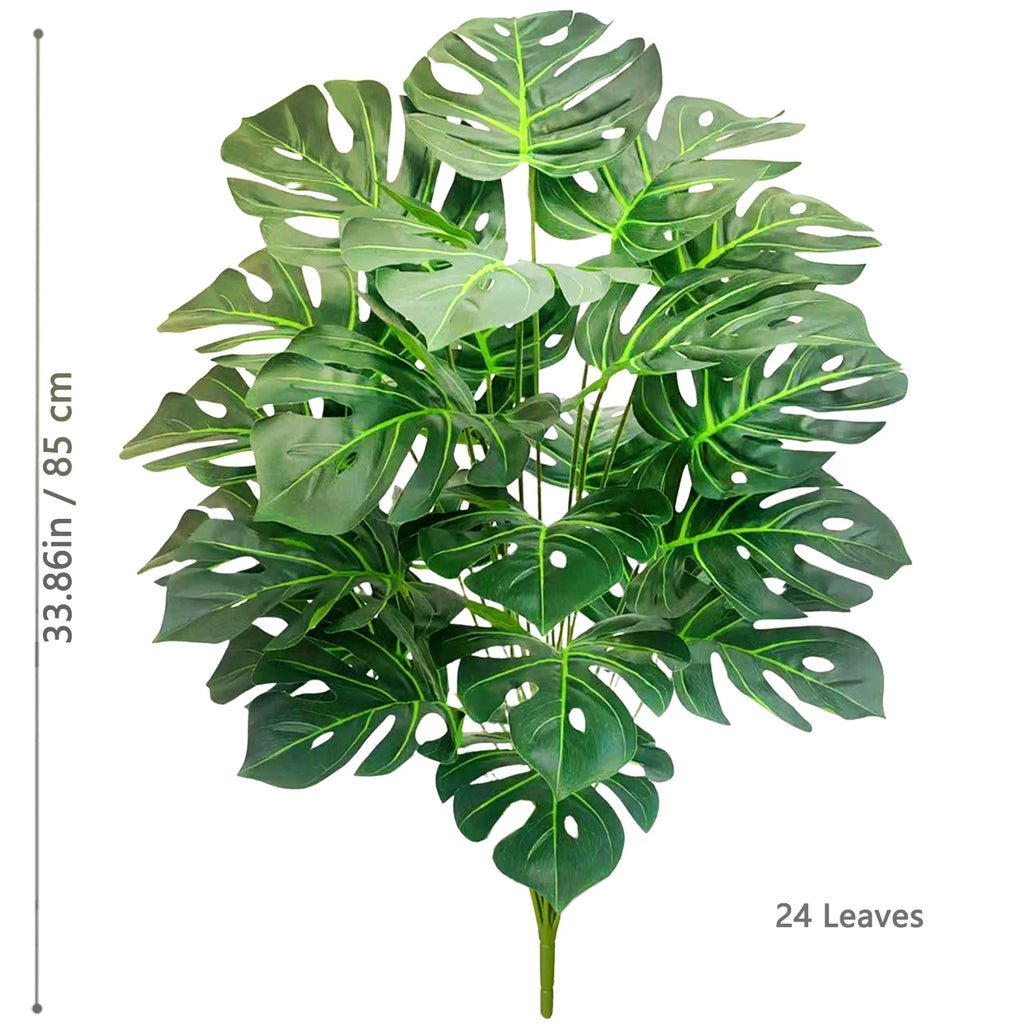Artificial Monstera Plant Fake Palm Tree