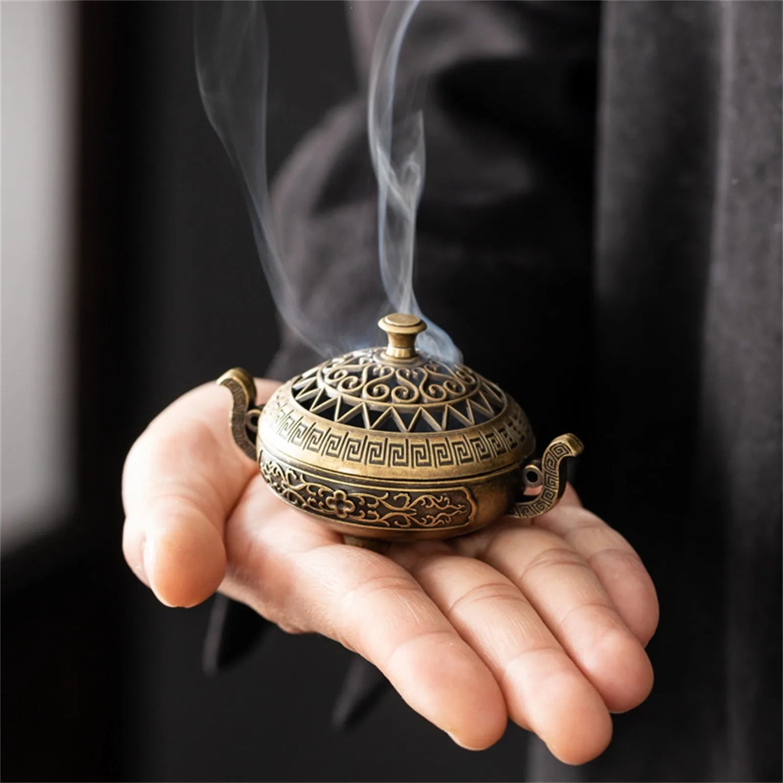 Vintage Alloy Incense Burner Stick Holder