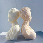 Afro Women Candle Mold African Female Goddess Bust Silicone
