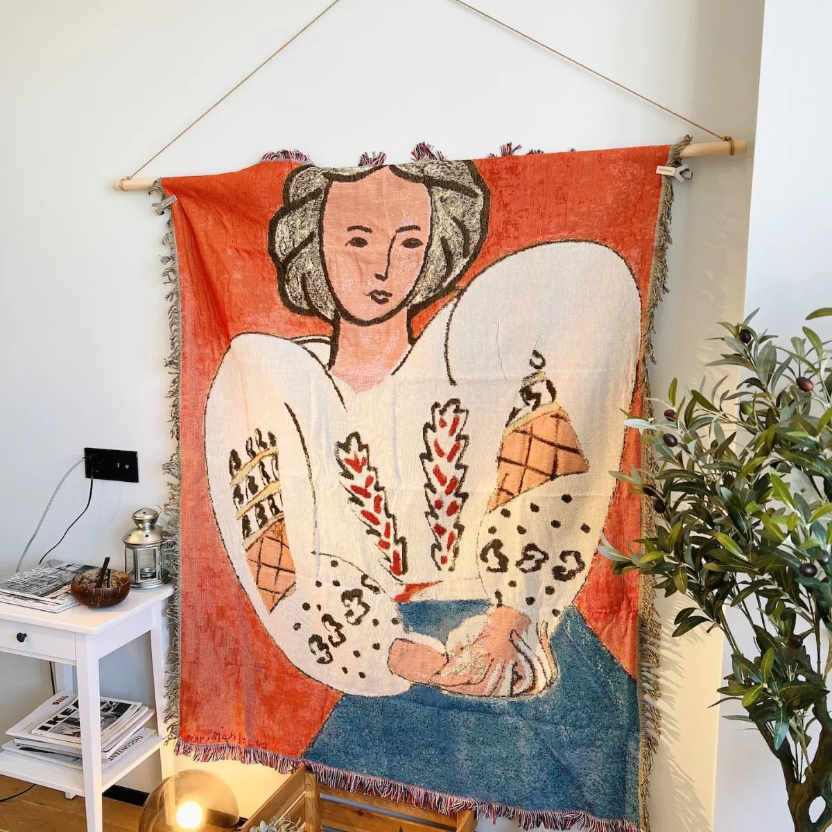 Henri Matisse French Artist Tapestry Blanket Sofa Throw