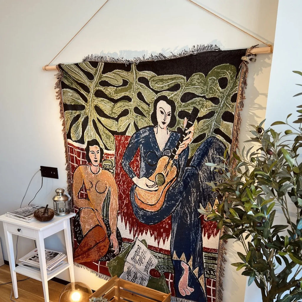 Henri Matisse French Artist Tapestry Blanket Sofa Throw