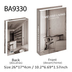 Fashion Luxury Fake Book Storage Box Perfume Decorative Books