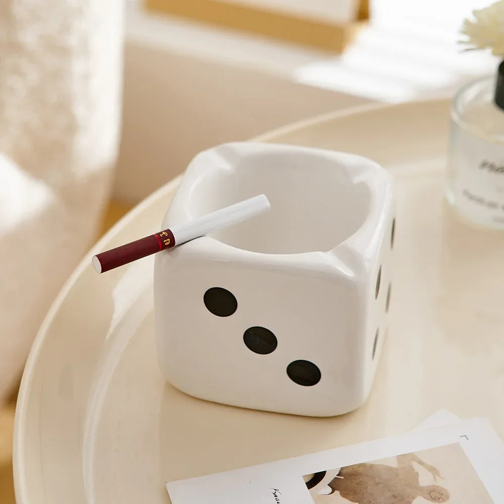 Dice Ashtray Modern Home Living Room Decoration