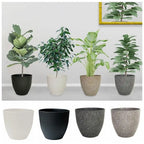 Plastic Imitation Stone Succulent Flowerpot