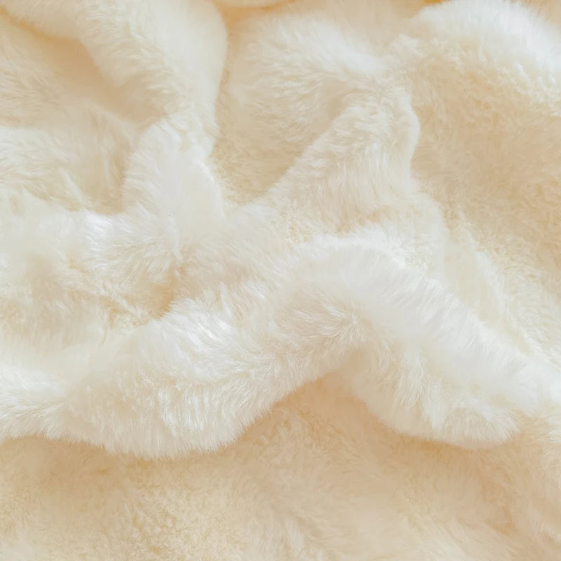 2pcs Fluffy Plush Pillowcase