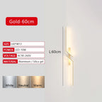 Long Strip LED Wall Lamp Modern Remote Control Dimming Living Roomdecor Wall Lamp