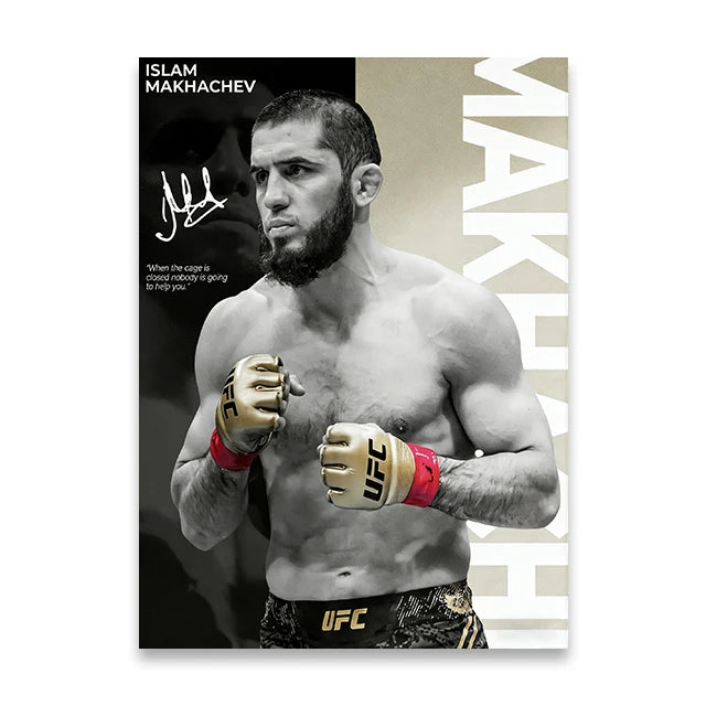 Boxing Star Canvas Wall Art Print Poster MMA Decorative Painting