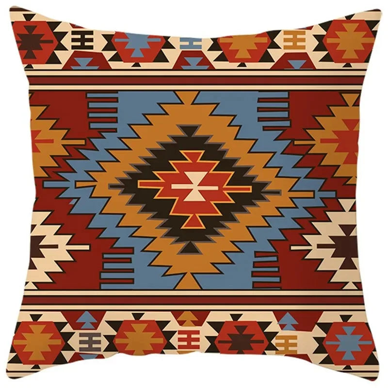 Bohemian ethnic style pillowcase living room sofa pillowcase