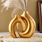 Nordic Modern Hollow Flower Vase Set of 2