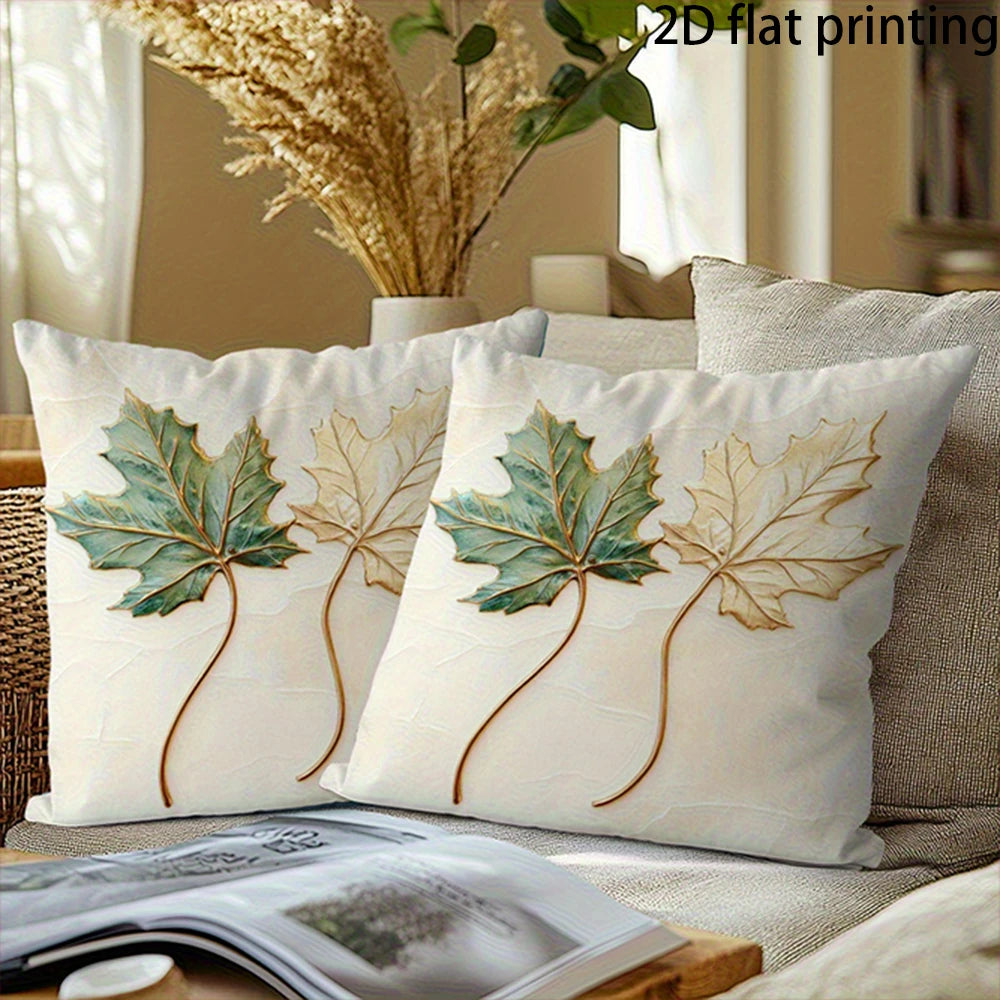 2pack Floral Embossed Style Throw Pillow Covers