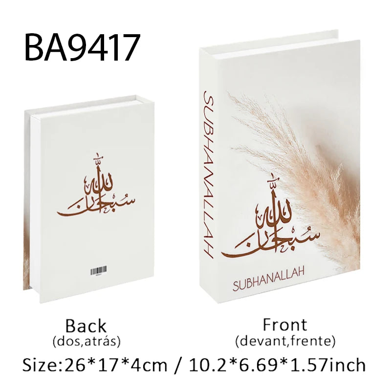 Islamic Kaaba Mosque Luxe Fake Book Storage Box