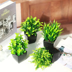 1pc Fake Mini Artificial Eucalyptus Potted Plant