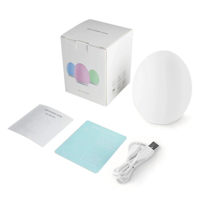 7 Color Changing Night Light RGB Remote Control Touch Dimmable Lamp