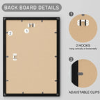 3pcs A3 Wooden Photo Frames for Wall Hanging