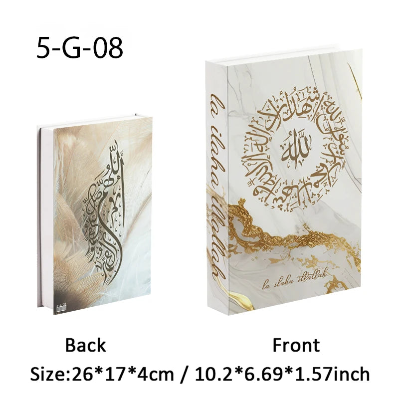 Islamic Kaaba Mosque Luxe Fake Book Storage Box