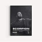 Black and White Drake Concert Cover Poster
