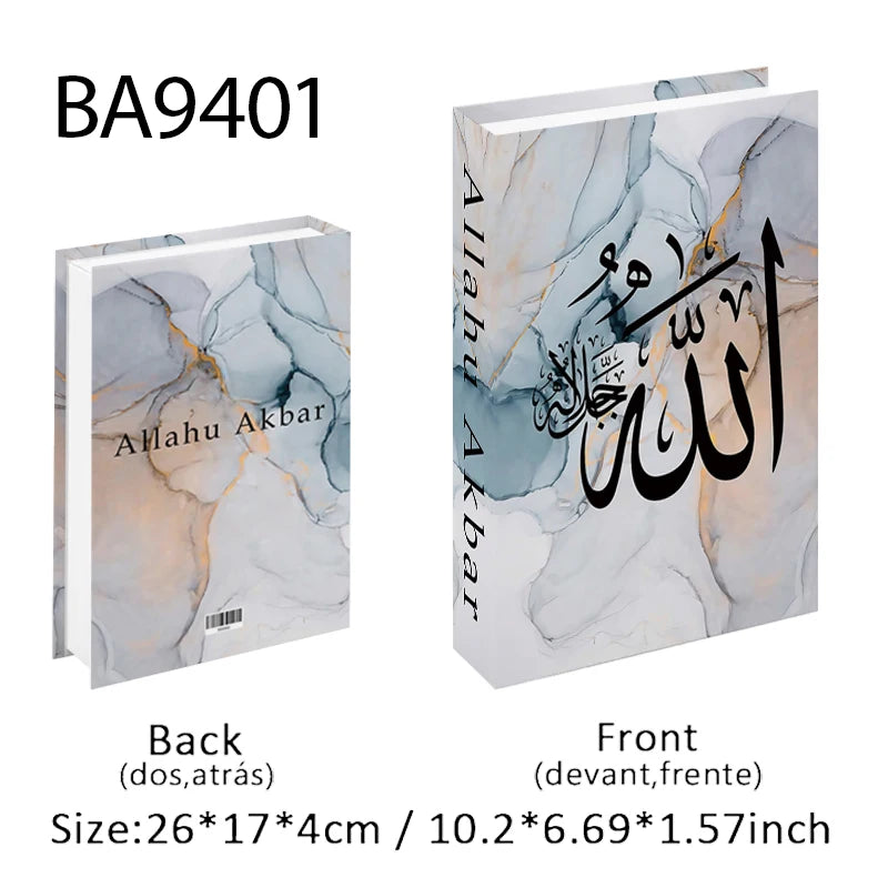 Islamic Mosque Luxury Fake Book Storage Box