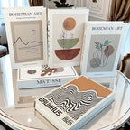 Fashion Paris Milan Luxe Fake book Decorative Books Storage Box