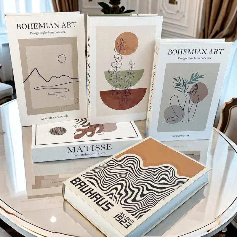 Fashion Paris Milan Luxe Fake book Decorative Books Storage Box