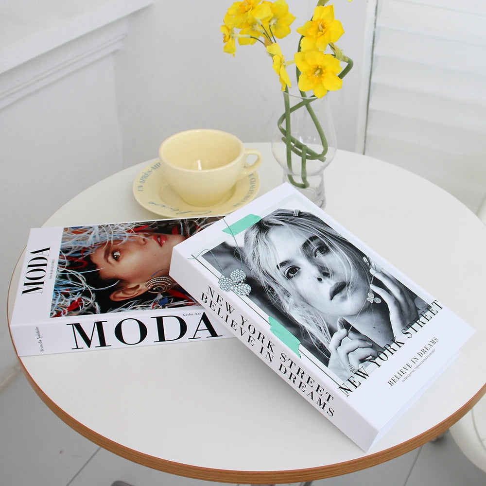 Living Room Decoration Fake Book