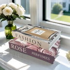 Luxury Perfume Fake Book Storage Box
