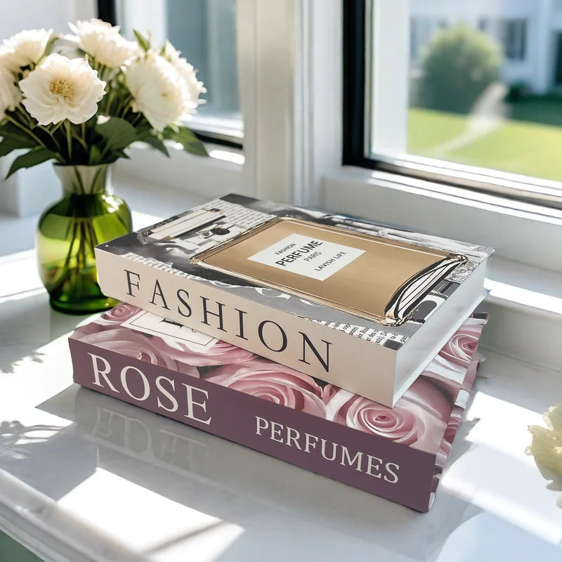 Luxury Perfume Fake Book Storage Box
