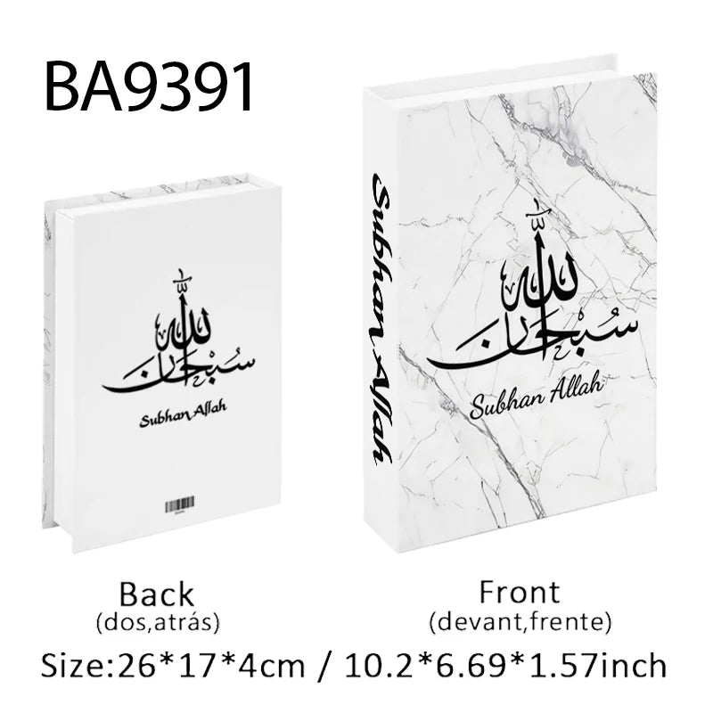 Islamic Mosque Luxury Fake Book Storage Box