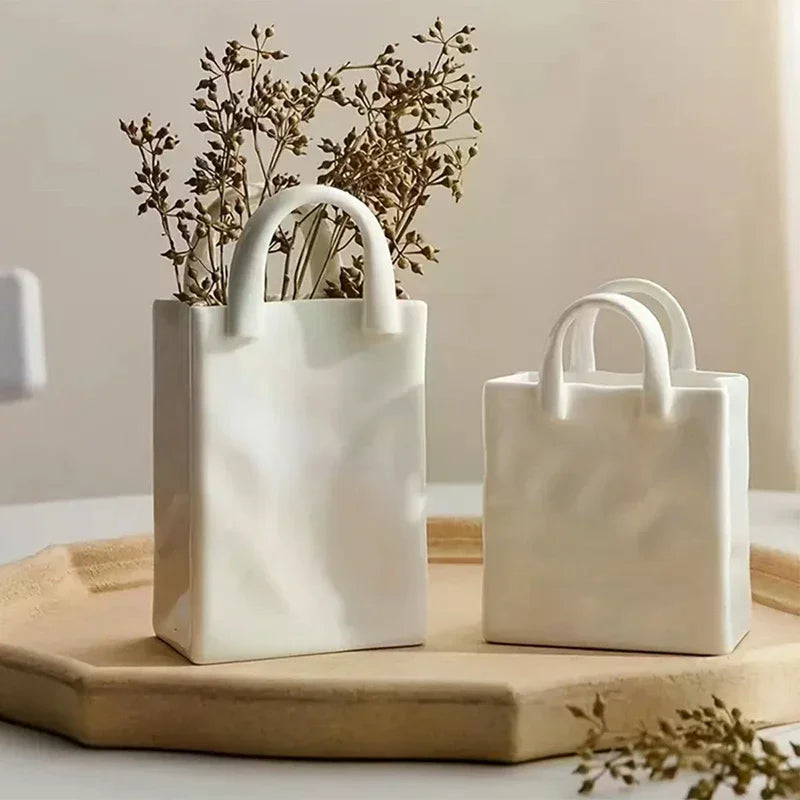 Home Handbag Shape Vase