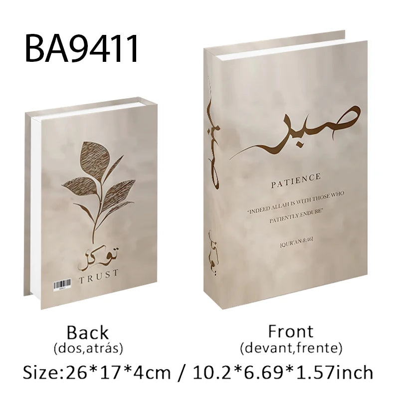Islamic Mosque Luxury Fake Book Storage Box