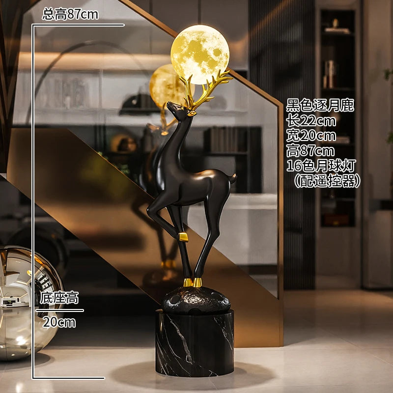 Home Decor Luminous Deer Statue