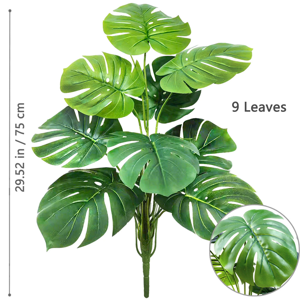 Artificial Monstera Plant Fake Palm Tree