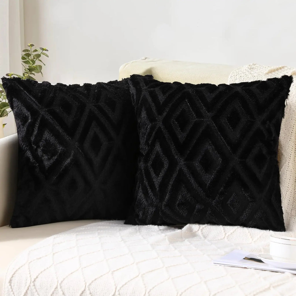 HAPIHAPPY Throw Pillow Covers Set of 2