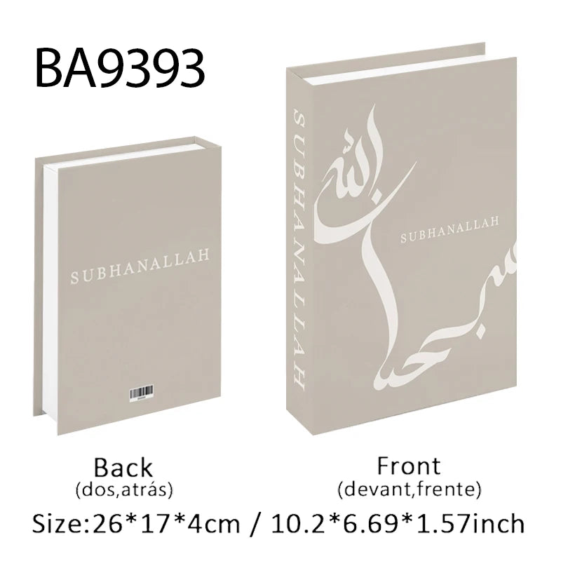 Islamic Kaaba Mosque Luxe Fake Book Storage Box