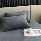 Velvet Fabric Pillowcase Bedding Sleeping Pillowcover