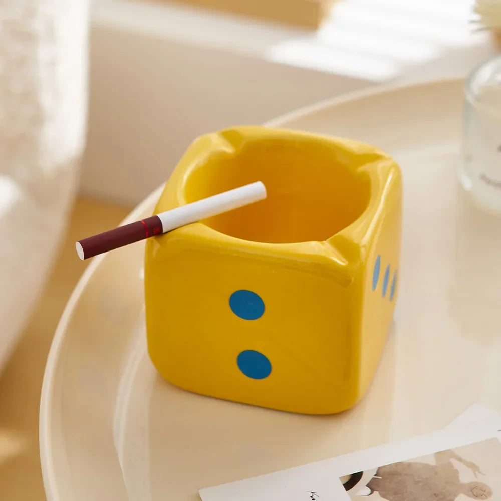 Dice Ashtray Modern Home Living Room Decoration