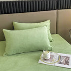 Velvet Fabric Pillowcase Bedding Sleeping Pillowcover