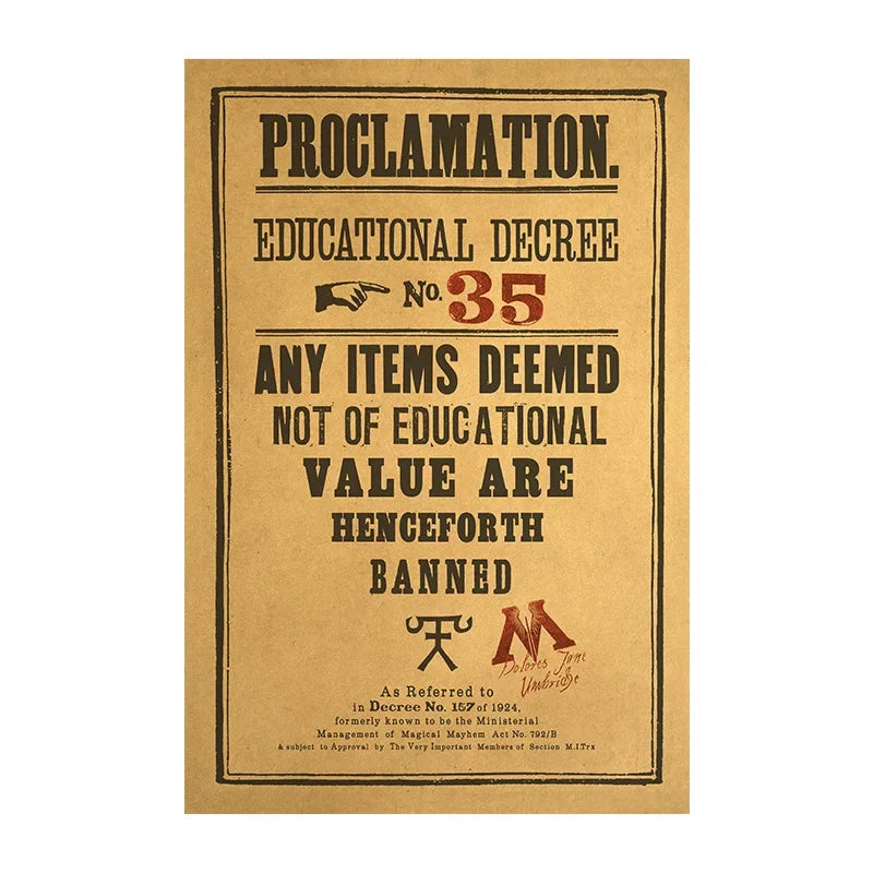 Magic School Movie Peripheral Posters