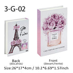 Luxury Perfume Fake Book Storage Box