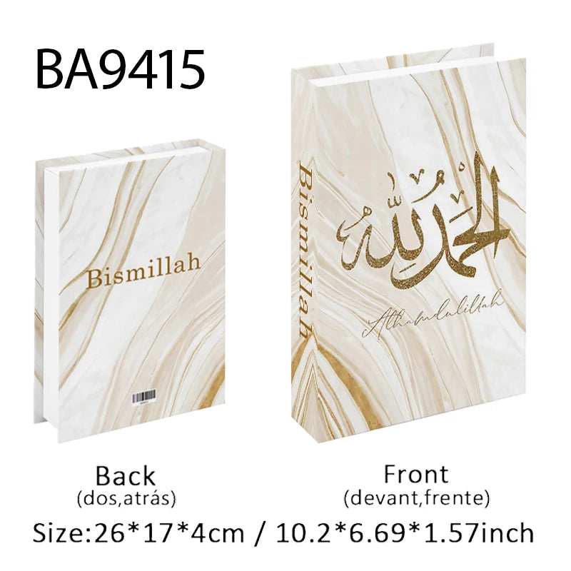 Islamic Kaaba Mosque Luxe Fake Book Storage Box