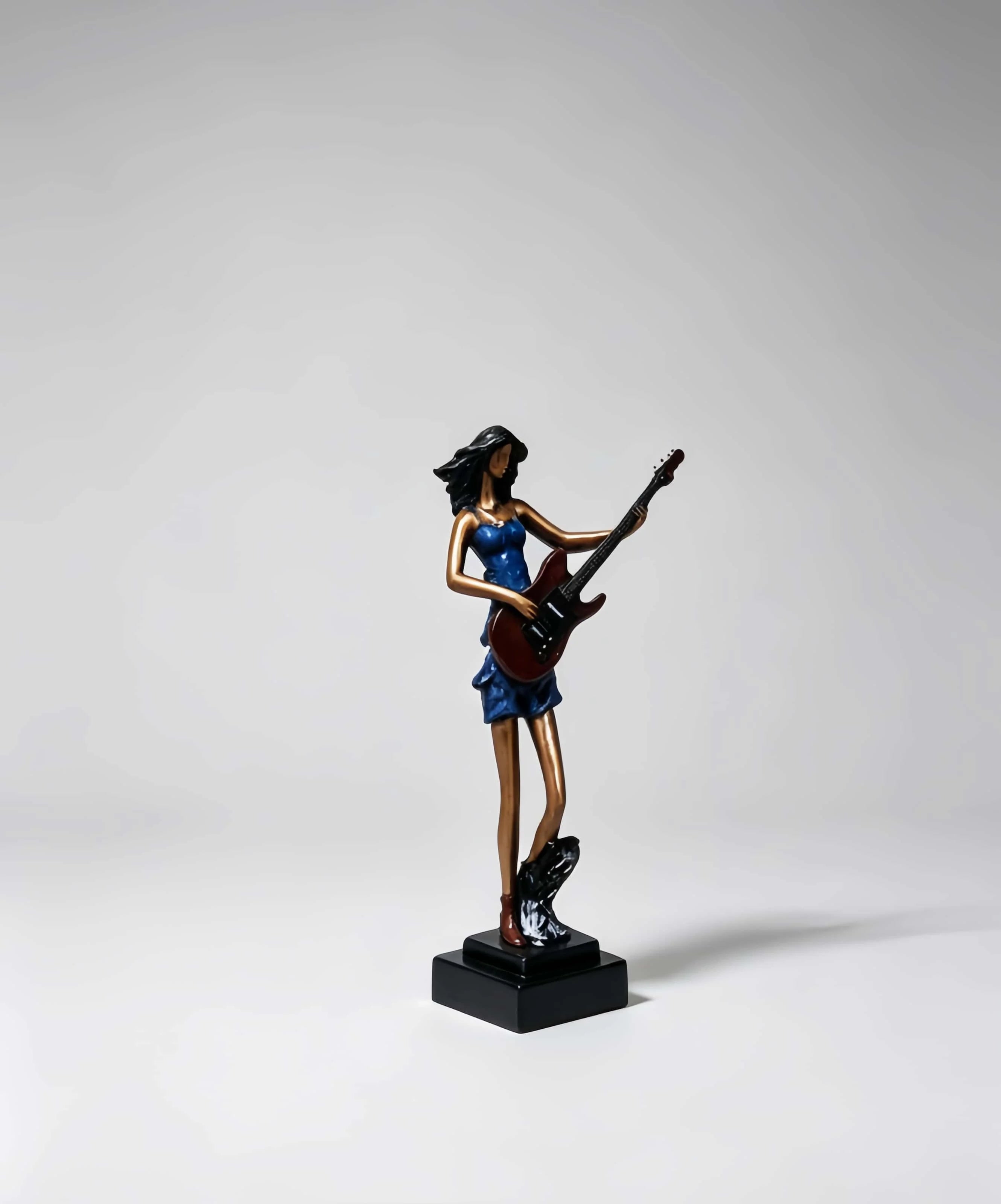 Modern Jazz Musician Resin Statue Art Sculpture