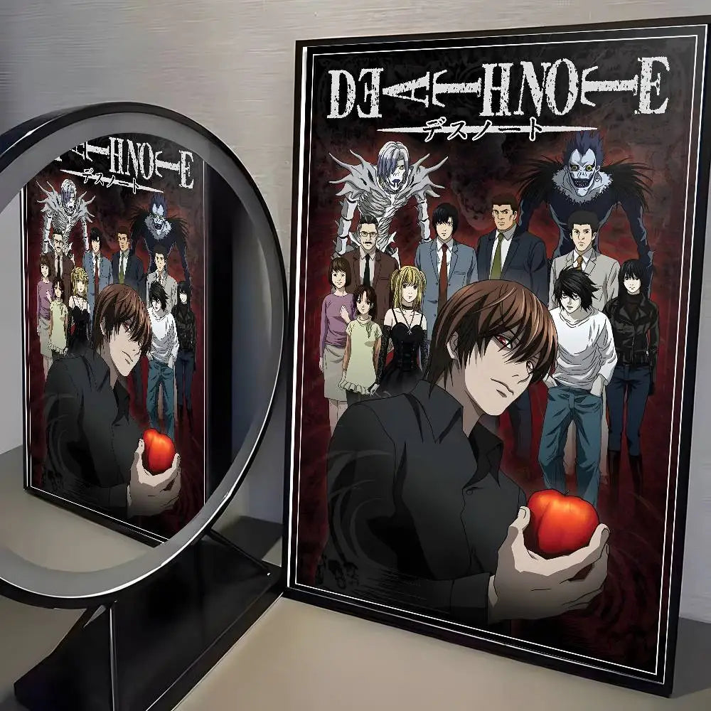 1pc Anime Death Note Classic Vintage poster art HD canvas
