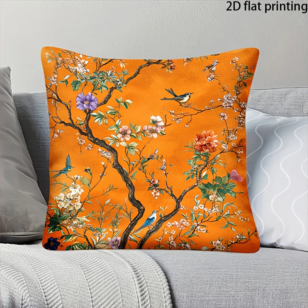 Vintage Art Throw Pillow Covers