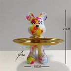 21cm Graffiti Bear Ornament Figurine