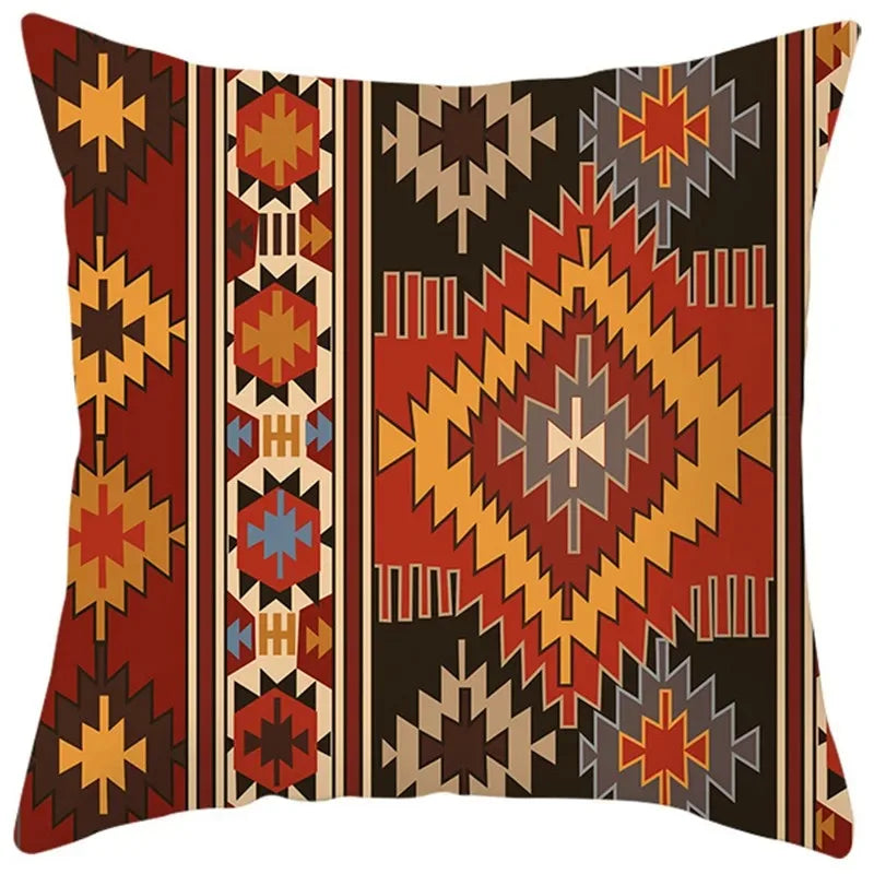 Bohemian ethnic style pillowcase living room sofa pillowcase